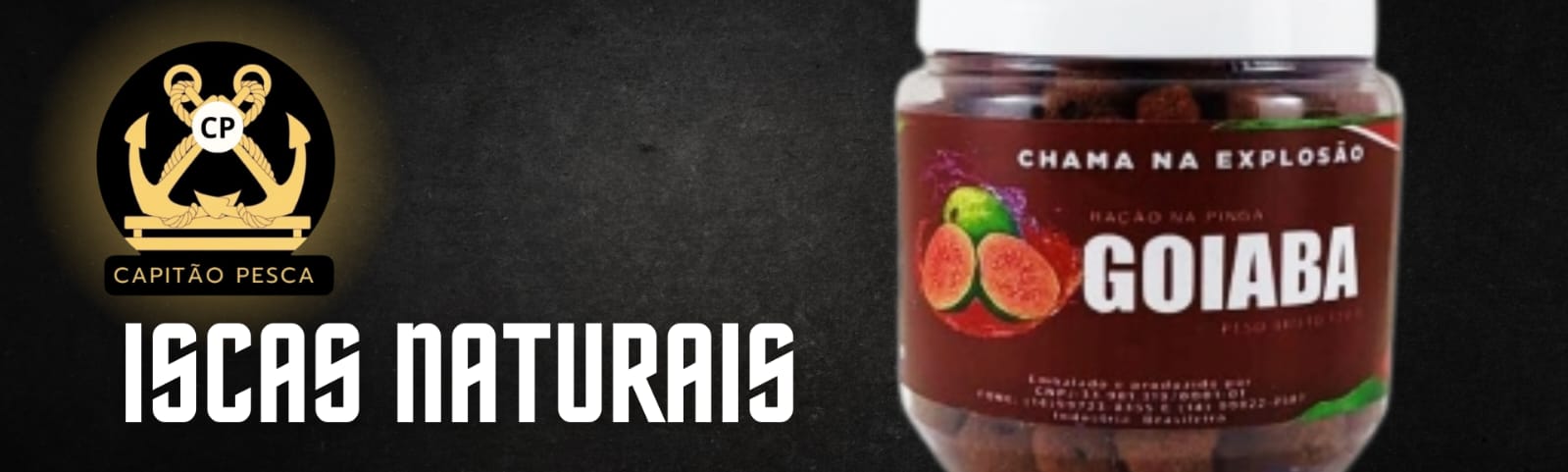Banner iscas naturais