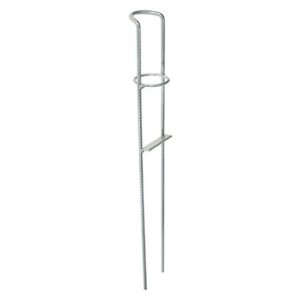 Suporte Fixo de Metal com Argola para Varas - 38cm