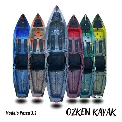 Caiaque Ozken Pesca 3.2 – Azul Camuflado – Carga 180Kg - Imagem 2