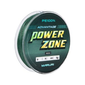 Linha Multifilamento Maruri Power Zone 8X  Verde - 0.40mm - 66 lb- 100m
