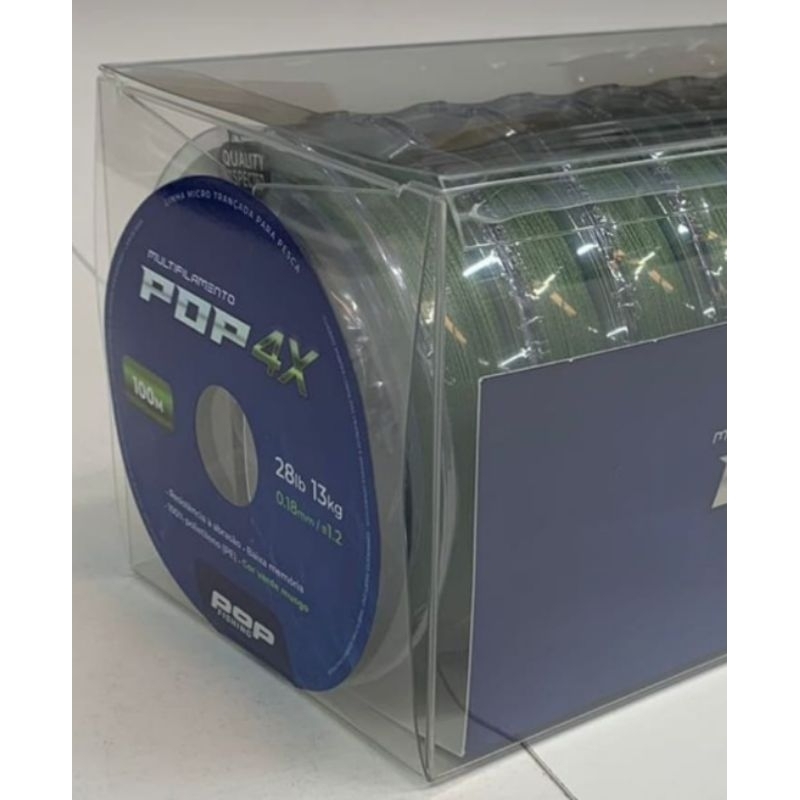 Linha Multifilamento Pop Fishing 4X Verde – 0.18mm – 12kg – 100 metros - Imagem 3
