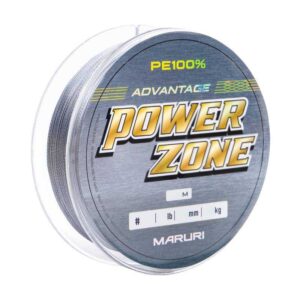 Linha Multifilamento Maruri Power Zone 4X Cinza - 0.18mm - 24 lb - 100m