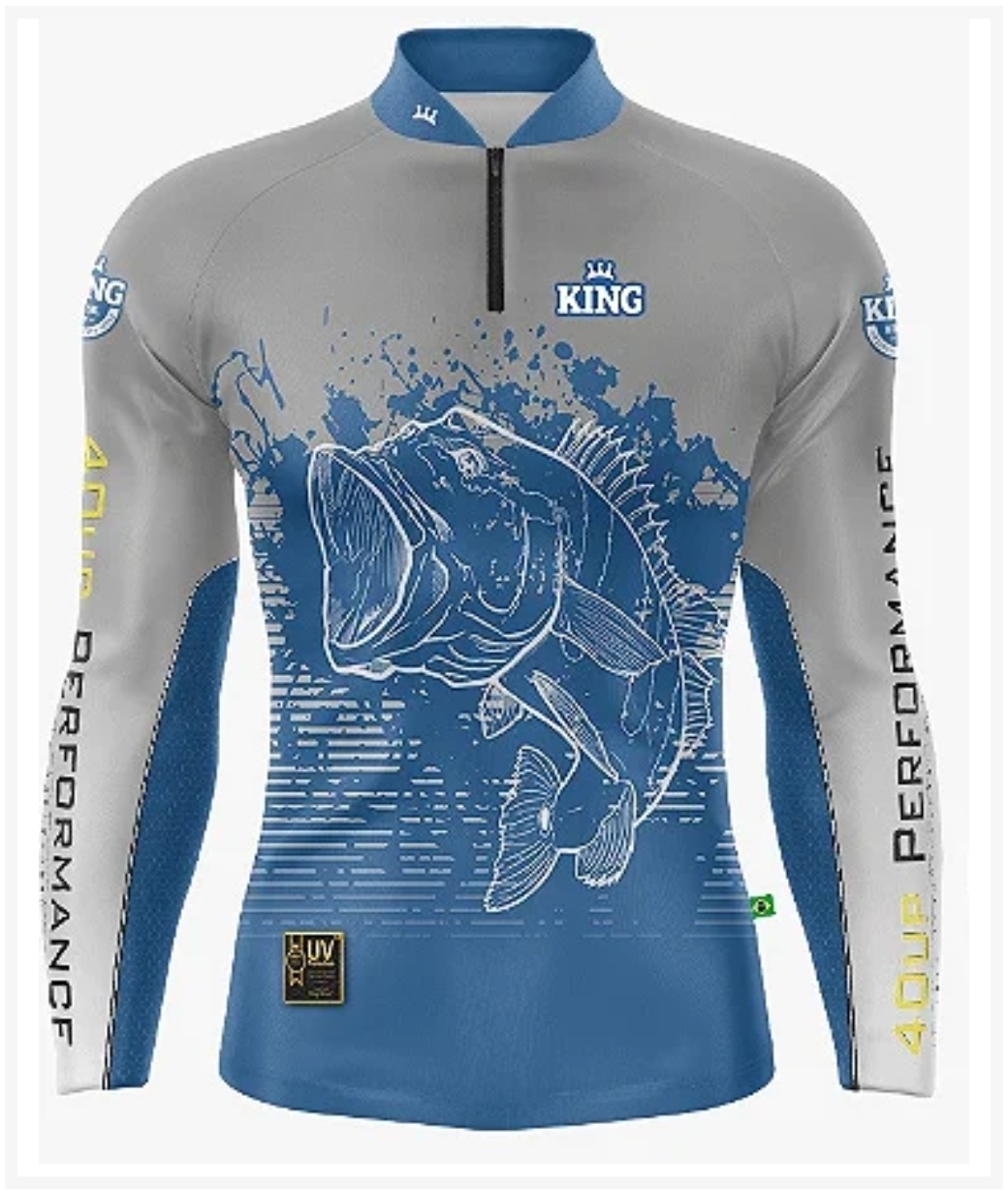Camisa de Pesca King KF302 - GG
