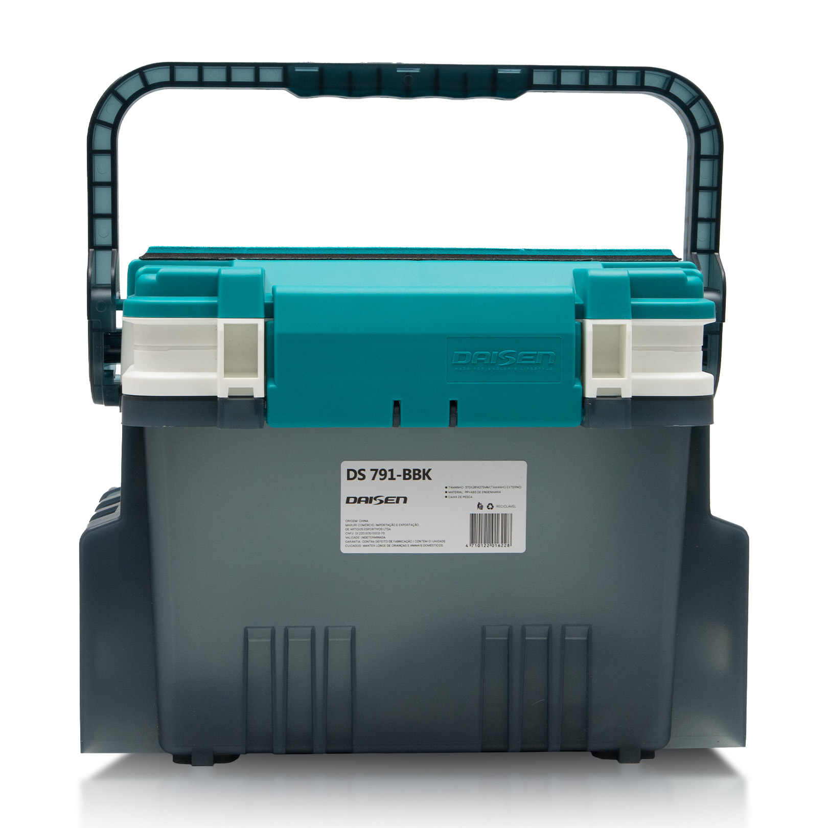 Caixa de pesca Daisen DS 791 - Amarela - 37 x 28 x 28 cm - Imagem 5