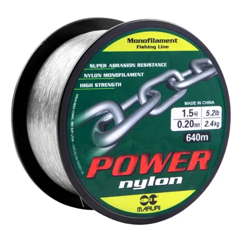 Linha Maruri Power Nylon 0.20mm - 5.2 lb - 640m