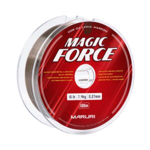 Linha Maruri Magic Force 0.27mm- Marrom - 16 lb - 100m