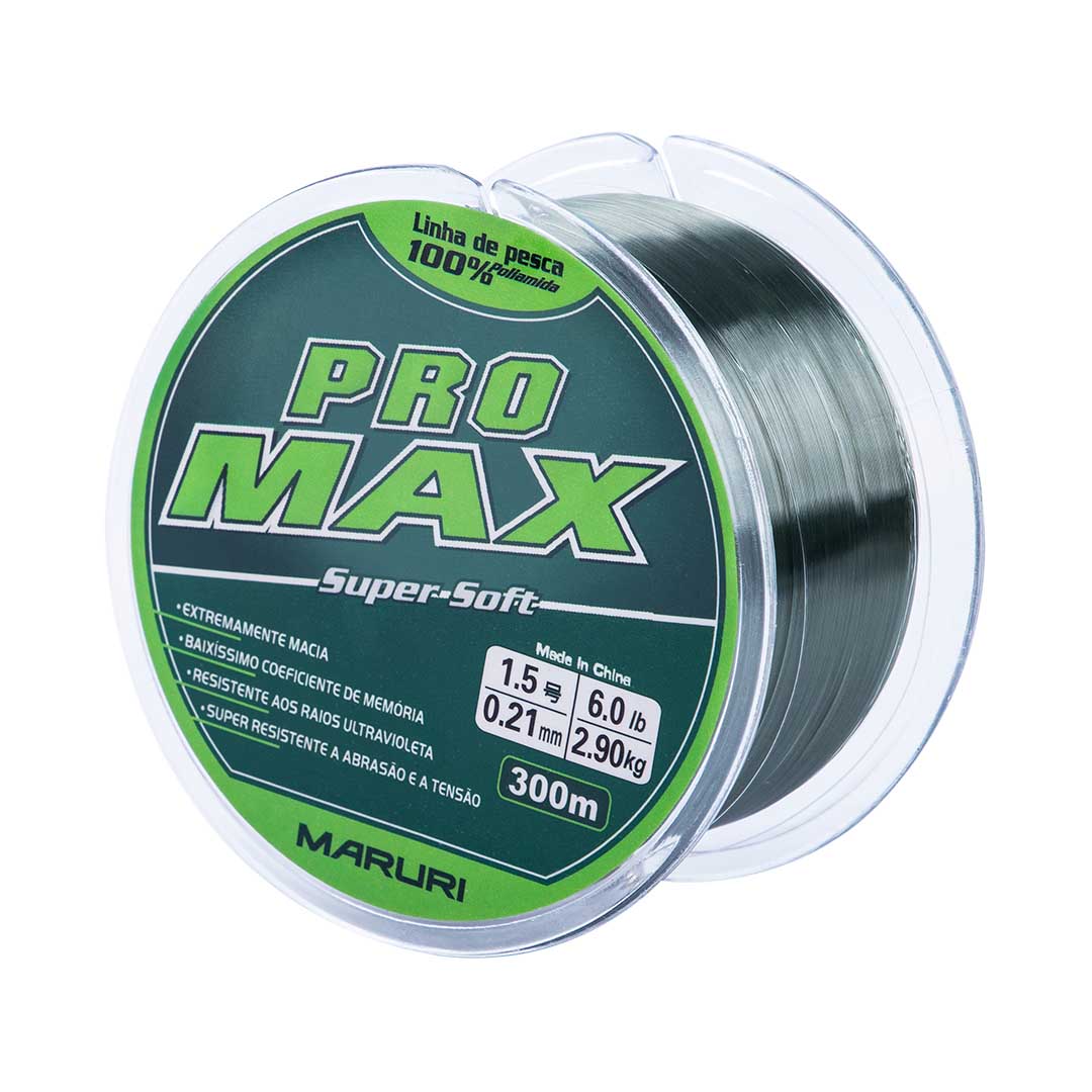 Linha de pesca Maruri Pro Max Super Soft - 0.30mm - 14 lb - 6.2 Kg - 300 metros