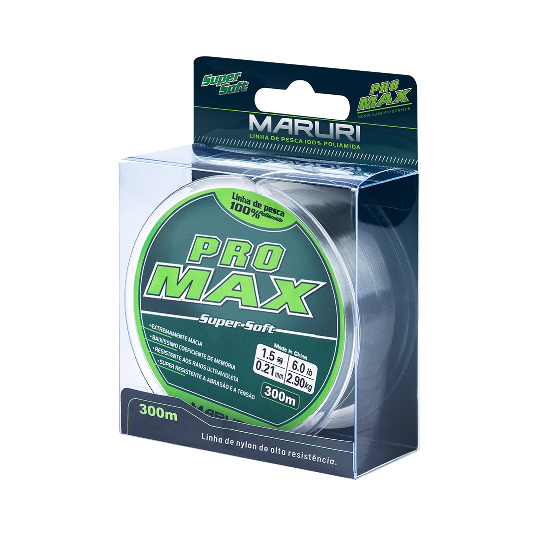 Linha de pesca Maruri Pro Max Super Soft - 0.30mm - 14 lb - 6.2 Kg - 300 metros - Imagem 2