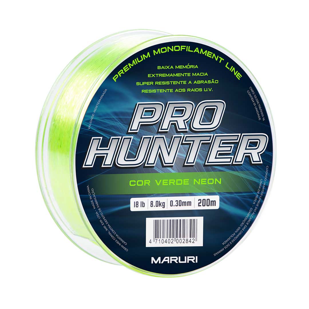 Linha Maruri Pro Hunter - Verde Chá - 0.18mm - 8 lb - 200m - Imagem 4