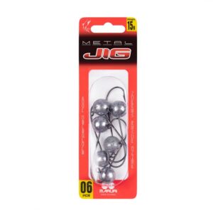 Jig Head Maruri - Metal - 7g - Anzol 4/0 -  cartela com 6