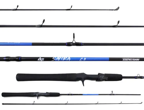 Vara Albatroz Fishing Safira C602 – 180cm – 8–17 lb – 2 Partes – 100g – Ação Rápida