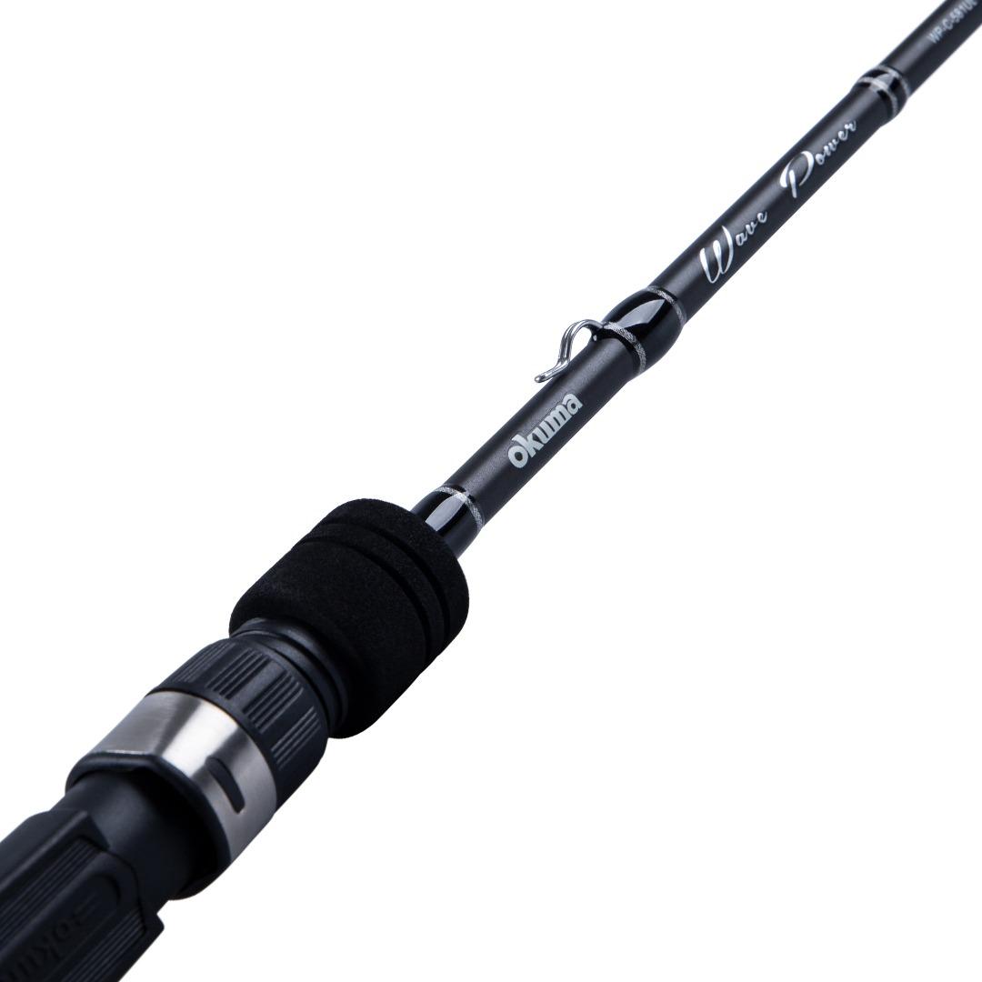 Vara Okuma Wave Pro C631 – 190cm – 8–17 lb – 1 Parte – 120g – Ação Rápida - Imagem 3