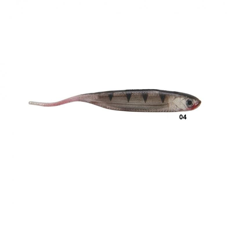 Isca artificial Soft Bait Shad W189 - Maruri - 10cm - 6 unidades + 2 jigs - Ação Fundo - Cor 04 - Imagem 3