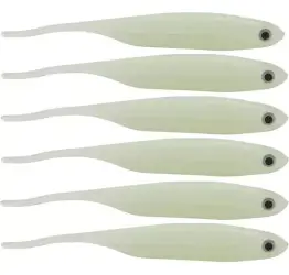 Isca artificial Soft Bait Shad W189 - Maruri - 10cm - 6 unidades + 2 jigs - Ação Fundo - Cor 06