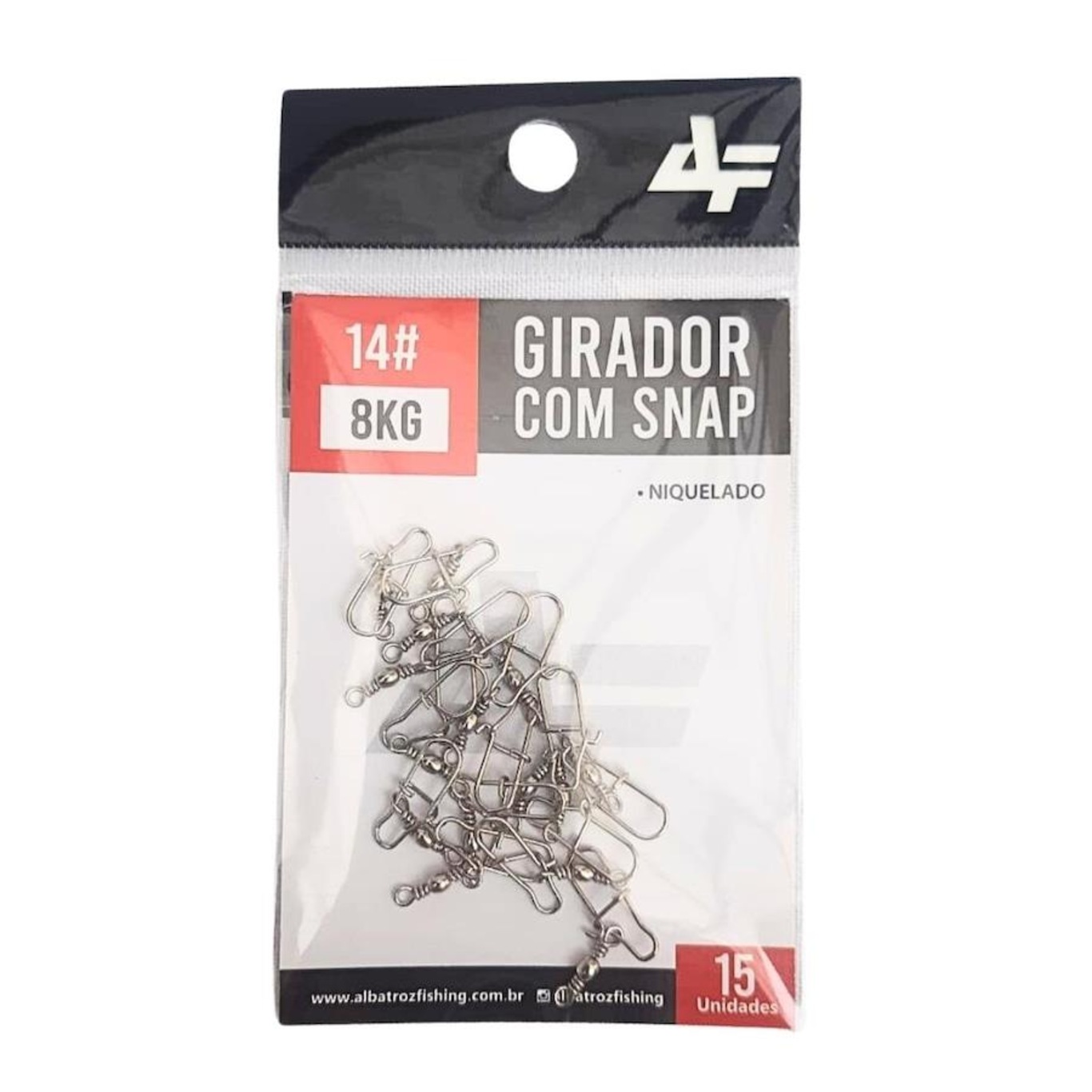 Snap Albatroz Fishing - N0 - 8Kg - 21 unidades - Imagem 2