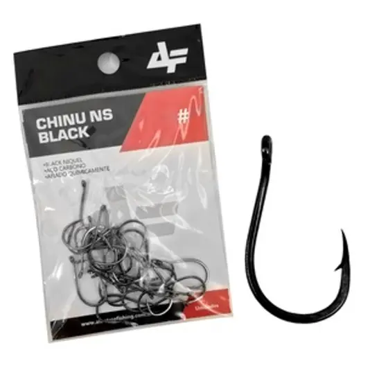 Anzol Chinu NS Black - Albatroz Fishing - N°08 - 23 unidades - Imagem 2