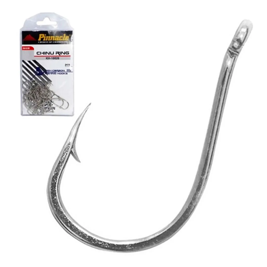 Anzol Chinu Ring NI - Pinnacle - N° 9 - 25 unidades - Imagem 4
