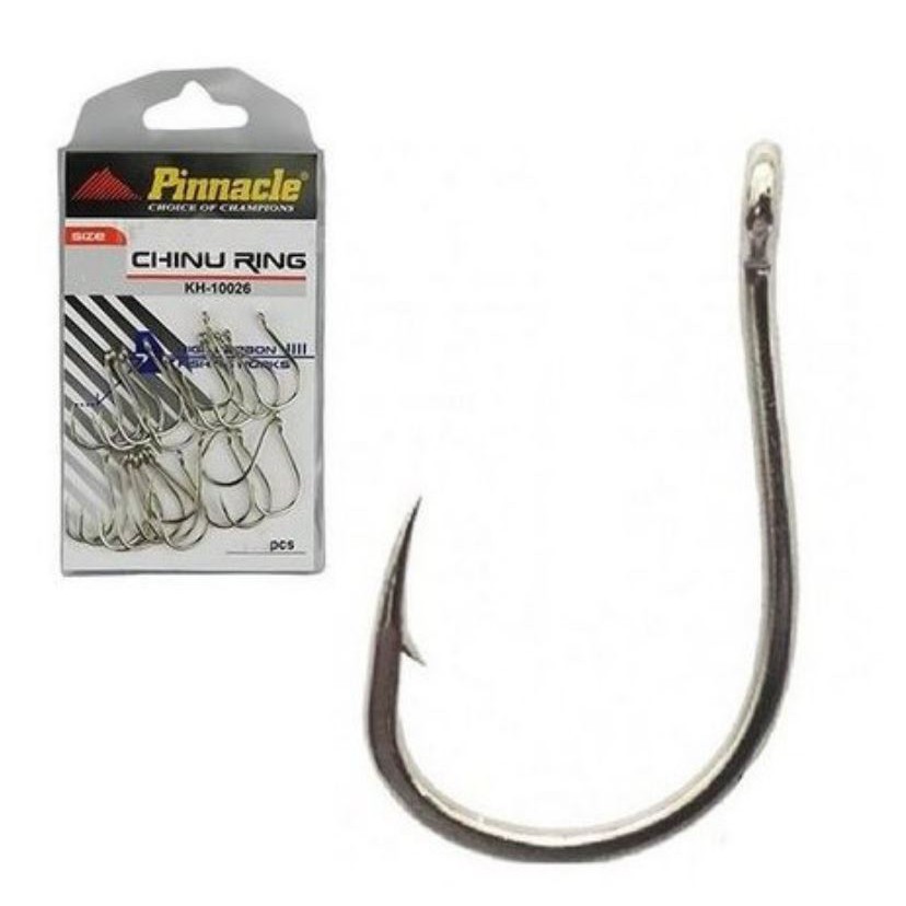 Anzol Chinu Ring NI - Pinnacle - N° 9 - 25 unidades
