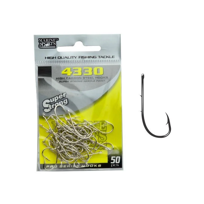 Anzol 4330 Farpa Nikel - Marine Fishing - N°01 - 50 unidades - Imagem 4