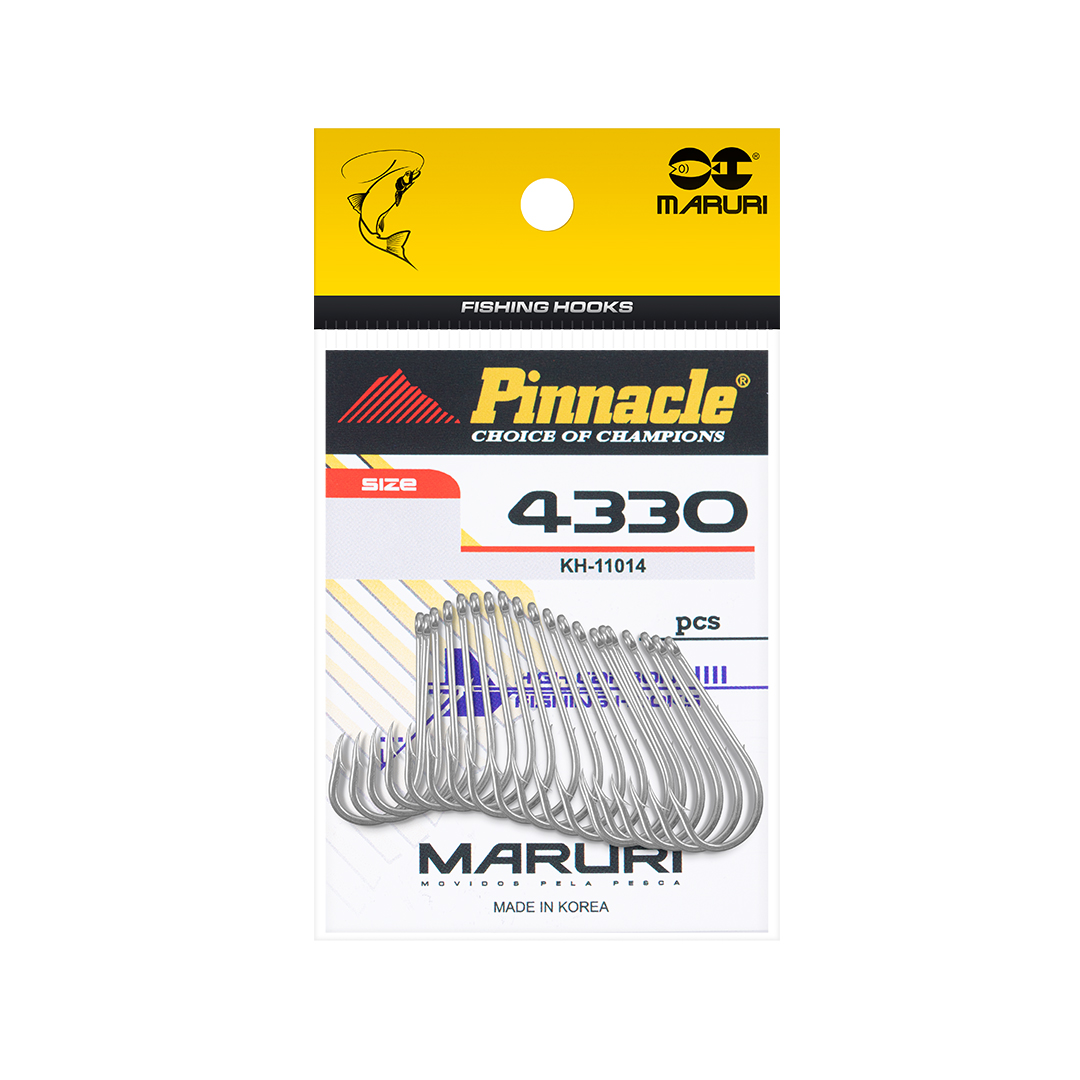 Anzol Farpa 4330 - Pinnacle - N°2 - 10 unidades