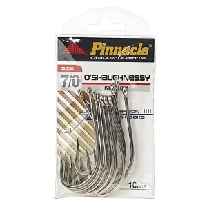 Anzol O´Shaughnessy - Pinnacle - N°7/0 - 10 unidades