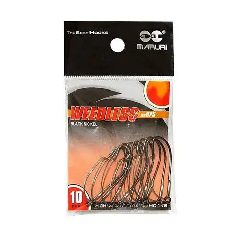 Anzol Weedless anti-enrosco Maruri - N°2/0 - 10 unidades - Imagem 3