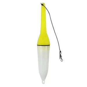 Bóia Torpedo Luminoso - Bóias Barão - 45g - Amarela