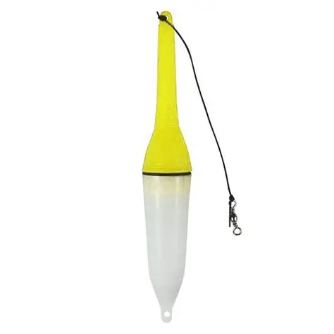 Bóia Torpedo Luminoso - Bóias Barão - 45g - Amarela