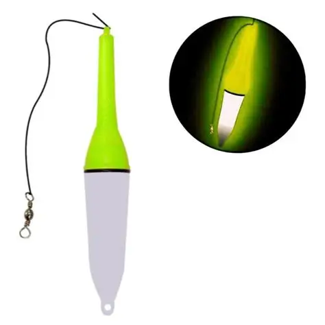Bóia Torpedo Luminoso - Bóias Barão - 45g - Amarela - Imagem 3