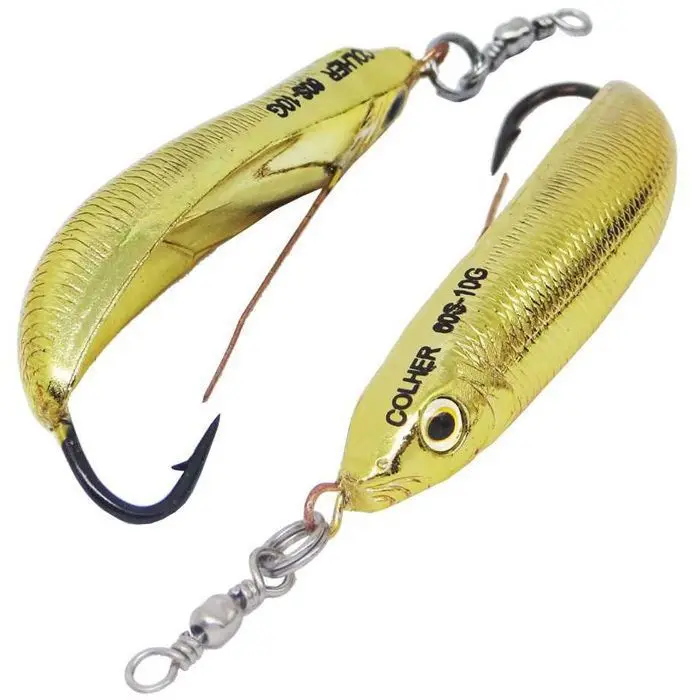 Isca artificial Colher 60S - Maruri - 6cm - 10g - Ação Fundo (sinking) - Cor Gold