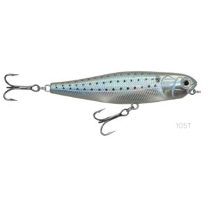 Isca artificial Dog Walking 90 - Strike Pro - 9cm - 12.7g - Ação Superfície Popper - Cor 105T