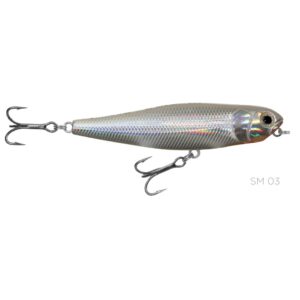Isca artificial Dog Walking 90 - Strike Pro - 9cm - 12.7g - Ação Superfície Popper - Cor SM03