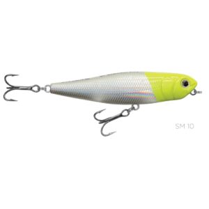Isca artificial Dog Walking 90 - Strike Pro - 9cm - 12.7g - Ação Superfície Popper - Cor SM10