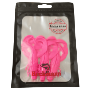 Isca artificial Lagostim - Heckmann - 7.5cm - 3 unidades - Cor Chiclete