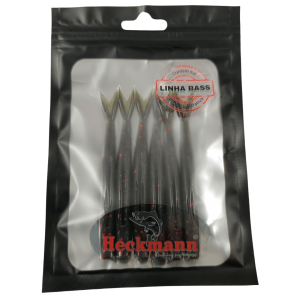 Isca artificial Manjuba 9cm - Heckmann - 6 unidades - Ação Fundo - Cor Esmeralda