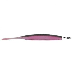 Isca artificial Soft bait Shad W182 - Maruri - 10cm - 6 unidades + 2 jigs - Ação Fundo - Cor 14