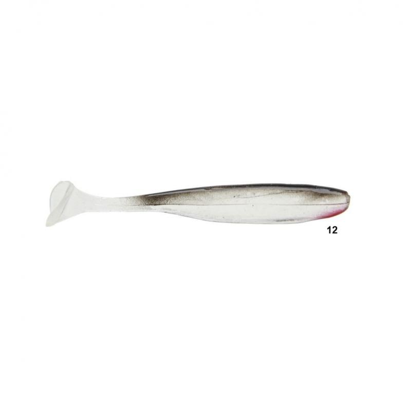Isca artificial Soft Bait Shad W201 - Maruri - 9.5cm - 6 unidades + 2 jigs - Ação Fundo - Cor 12