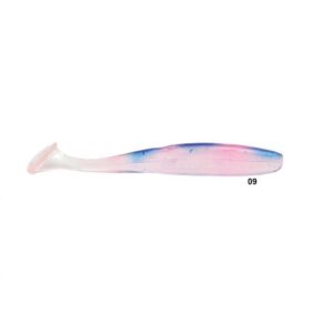 Isca artificial Soft Bait Shad W201 - Maruri - 9.5cm - 6 unidades + 2 jigs - Ação Fundo - Cor 09