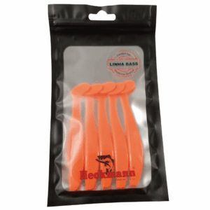 Isca artificial Sashimi 9cm - Heckmann - 5 unidades - Ação Fundo - Cor Cenourinha