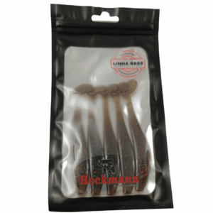 Isca artificial Sashimi 6cm - Heckmann - 5 unidades - Ação Fundo - Cor Chá Escuro