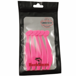 Isca artificial Sashimi 9cm - Heckmann - 5 unidades - Ação Fundo - Cor Chiclete