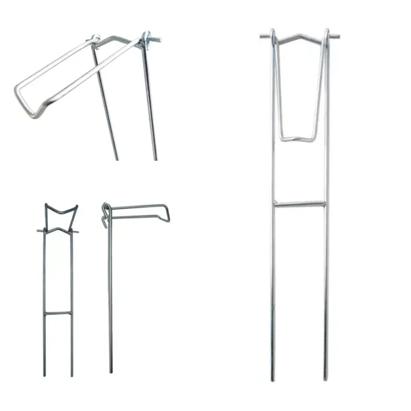 Suporte Dobrável de Metal para Varas - 28cm - Imagem 3