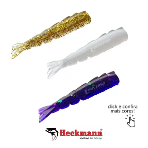 Camarão Artificial descabeçado - Heckmann - 4cm - Cor Sortida