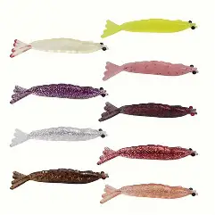 Camarão Artificial Soft - Heckmann - 14cm - Cor Sortida