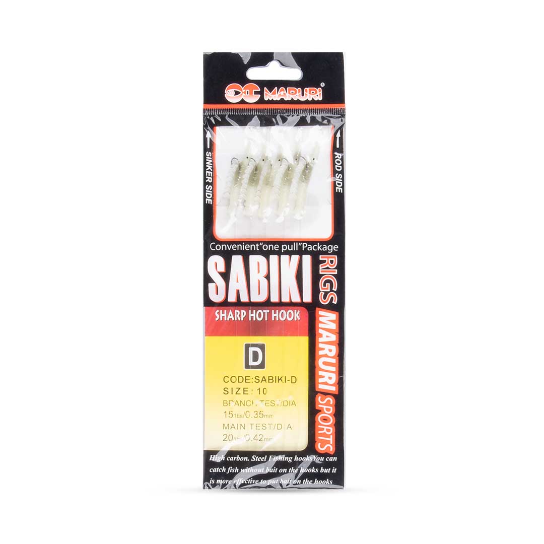 Isca Chicote Sabiki Tipo D – Size 6 – Maruri