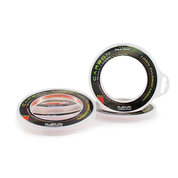 Linha Carbon Shock Leader - Maruri - 100% Fluorocarbon - 0.39mm - 19.3 lb - 50m - Imagem 3