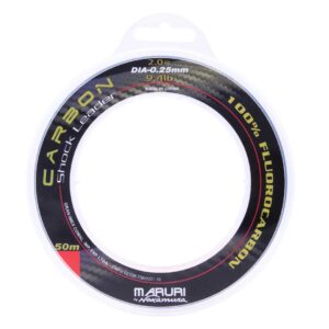 Linha Carbon Shock Leader - Maruri - 100% Fluorocarbon - 0.39mm - 19.3 lb - 50m