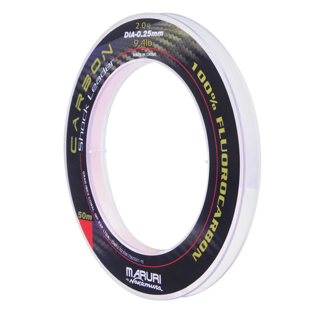 Linha Carbon Shock Leader - Maruri - 100% Fluorocarbon - 0.39mm - 19.3 lb - 50m - Imagem 5