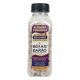 Isca para peixe ração furadinha Aquamil - Imagem 2