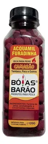 Isca para peixe ração furadinha Aquamil - Imagem 4